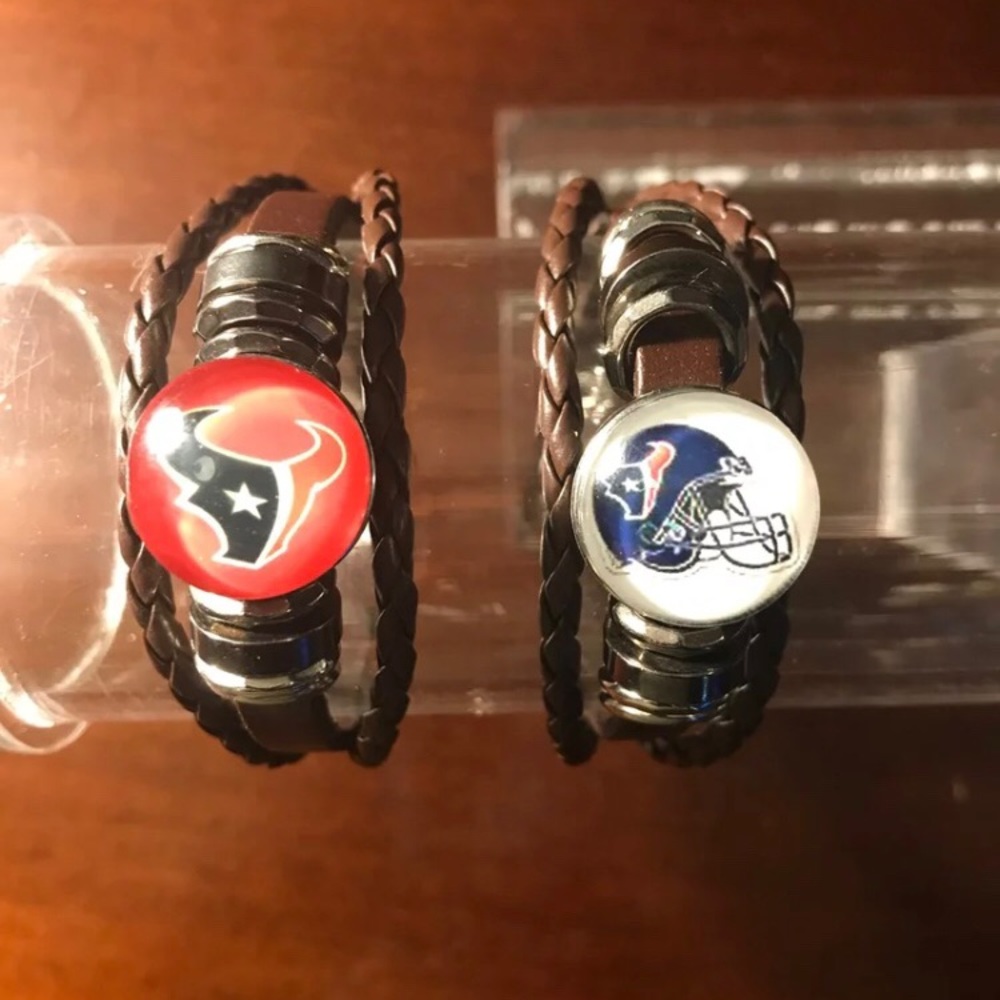 NFL Brown Rope Houston Texans Bracelet